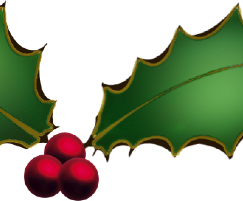 Christmas Holly Clipart 6 Clip Art Panda Free Images - Christmas Holly Clipart Free (1024x1024), Png Download