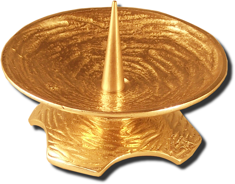 Altar Candlestick - Brass (1000x825), Png Download