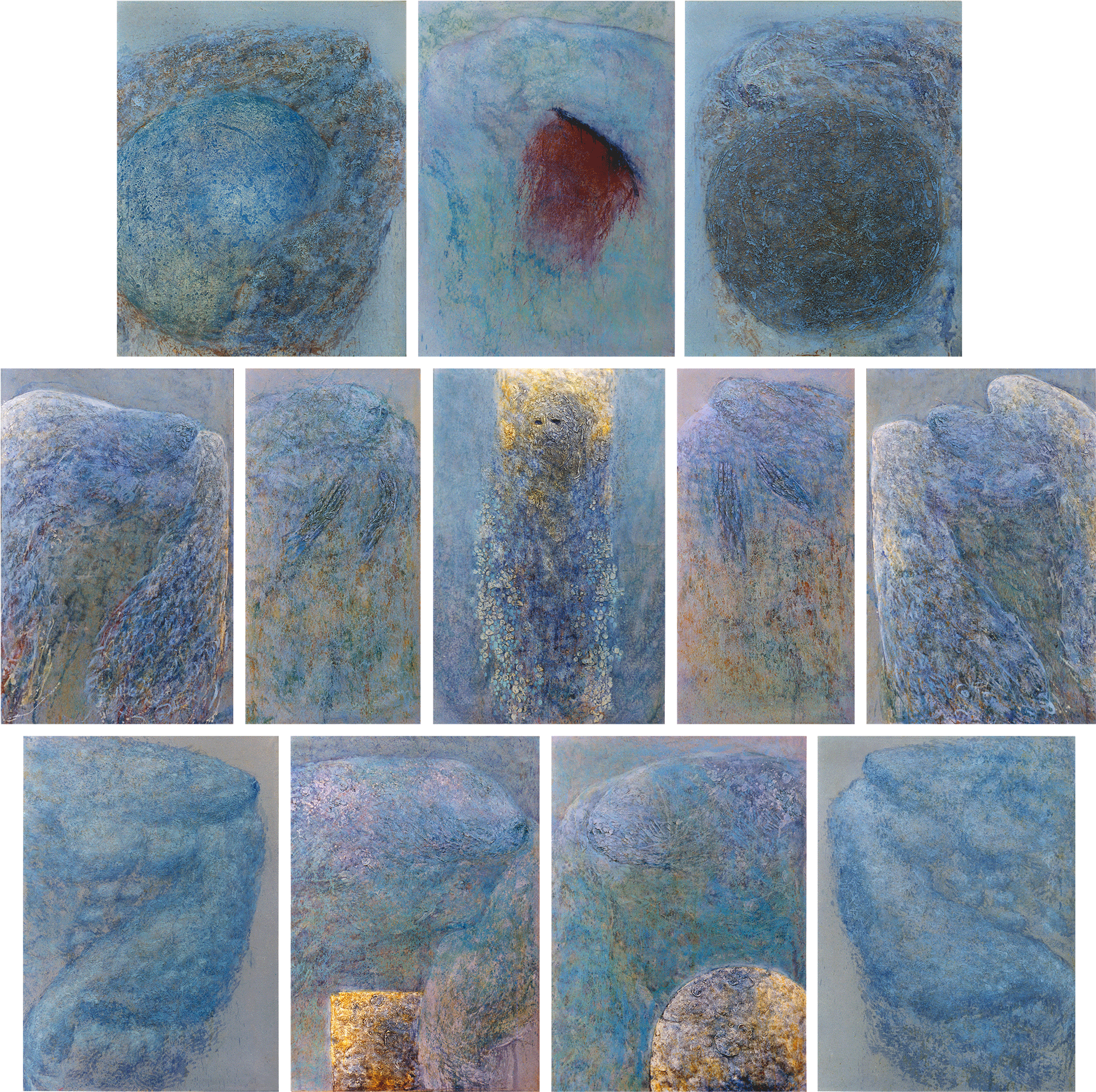 The Grouping Of Paintings Presented Here Are Part Of - Painting (2008x2000), Png Download