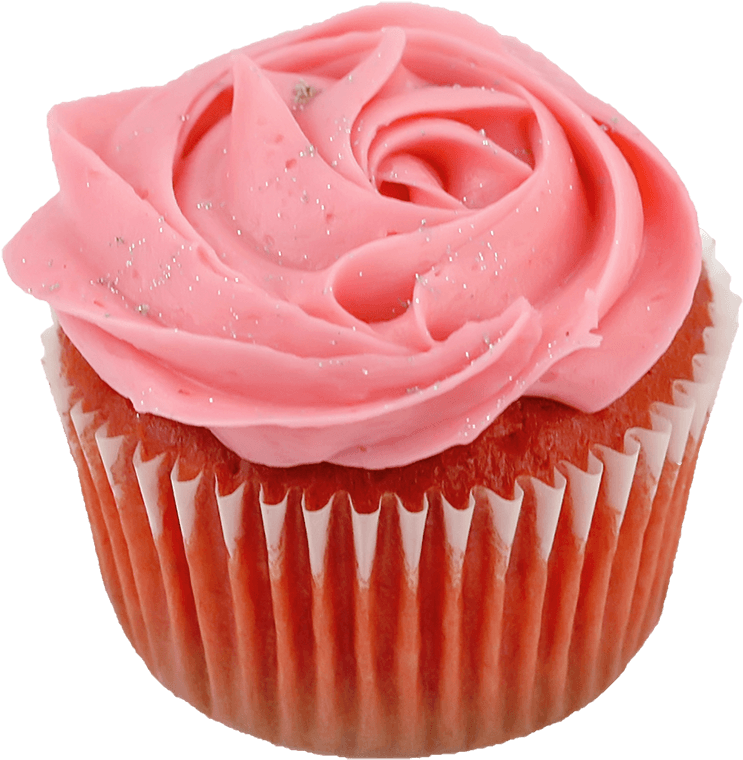 Regular Strawberry Cupcake - Cupcake (1200x1200), Png Download