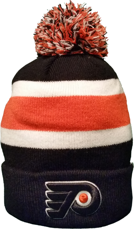 Philadelphia Flyers Nhl Fast Break Pom Toque More Than - Beanie (450x768), Png Download