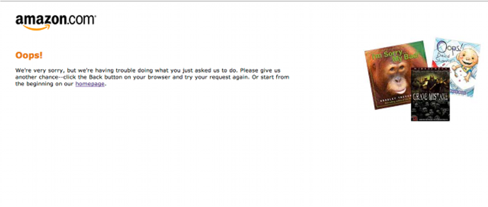 Message Error Payment Amazon (1600x900), Png Download