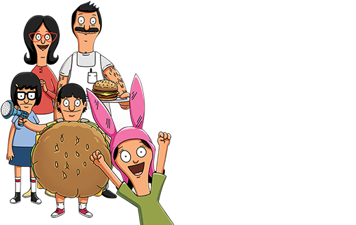 Key Art Ipad Landscape Bobs Burgers Gold - Bob Burgers Cake (560x590), Png Download