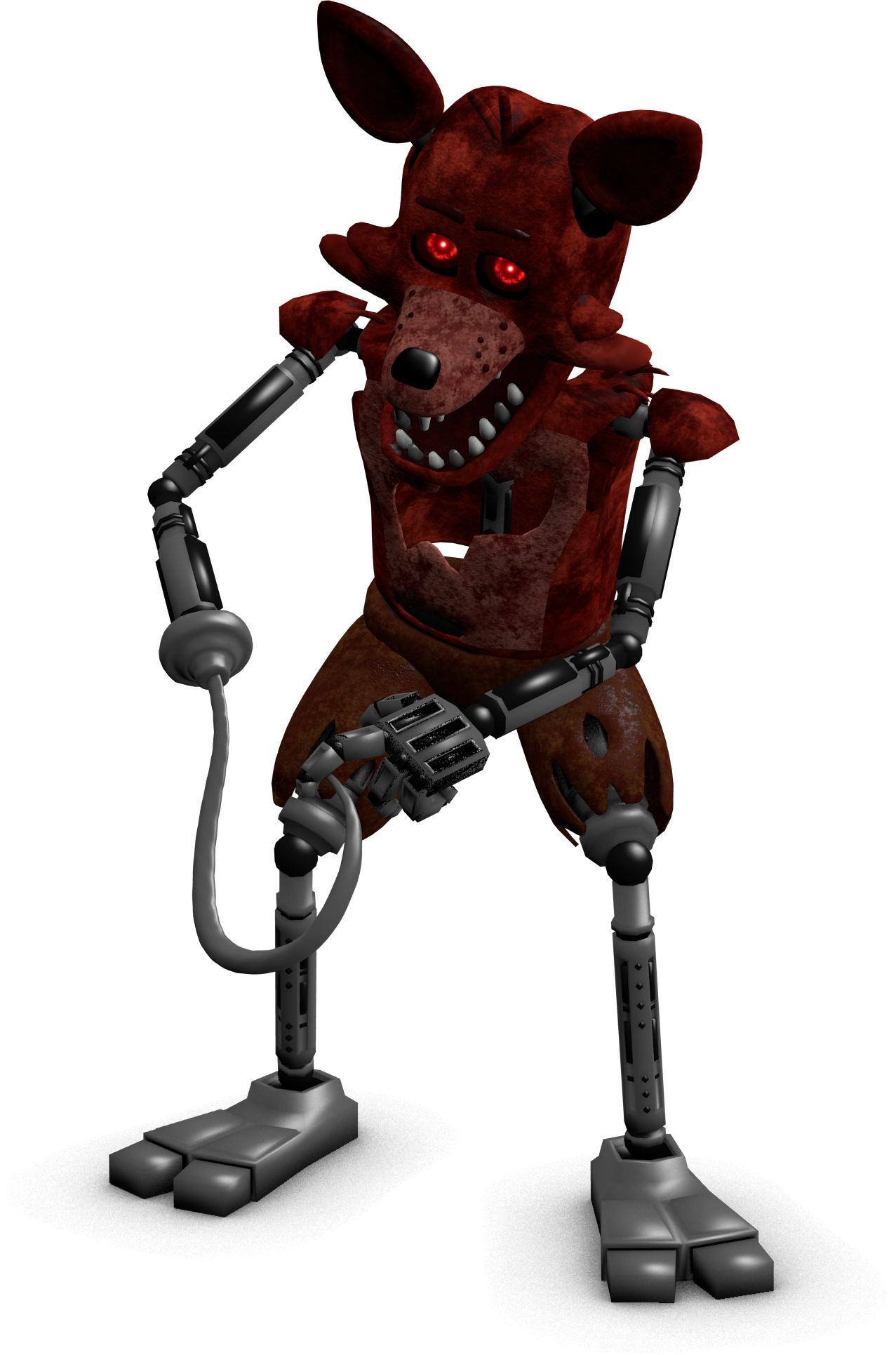 5ba34204cef3c-z5mf5kym - Foxy V2 (1277x1931), Png Download