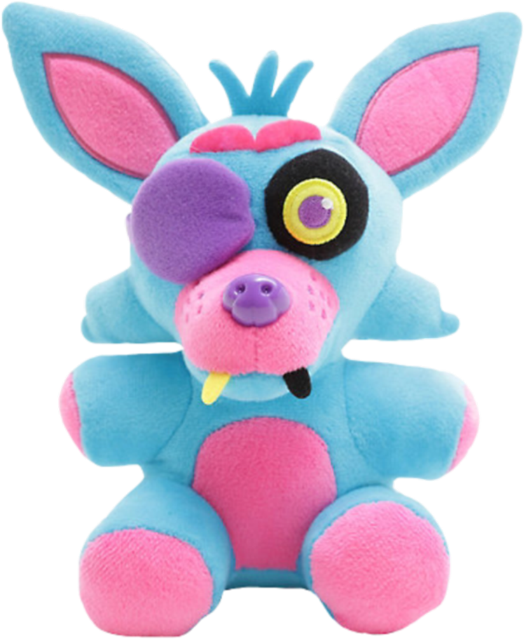 Report Abuse - Blacklight Plushies Fnaf Foxy (1024x1382), Png Download