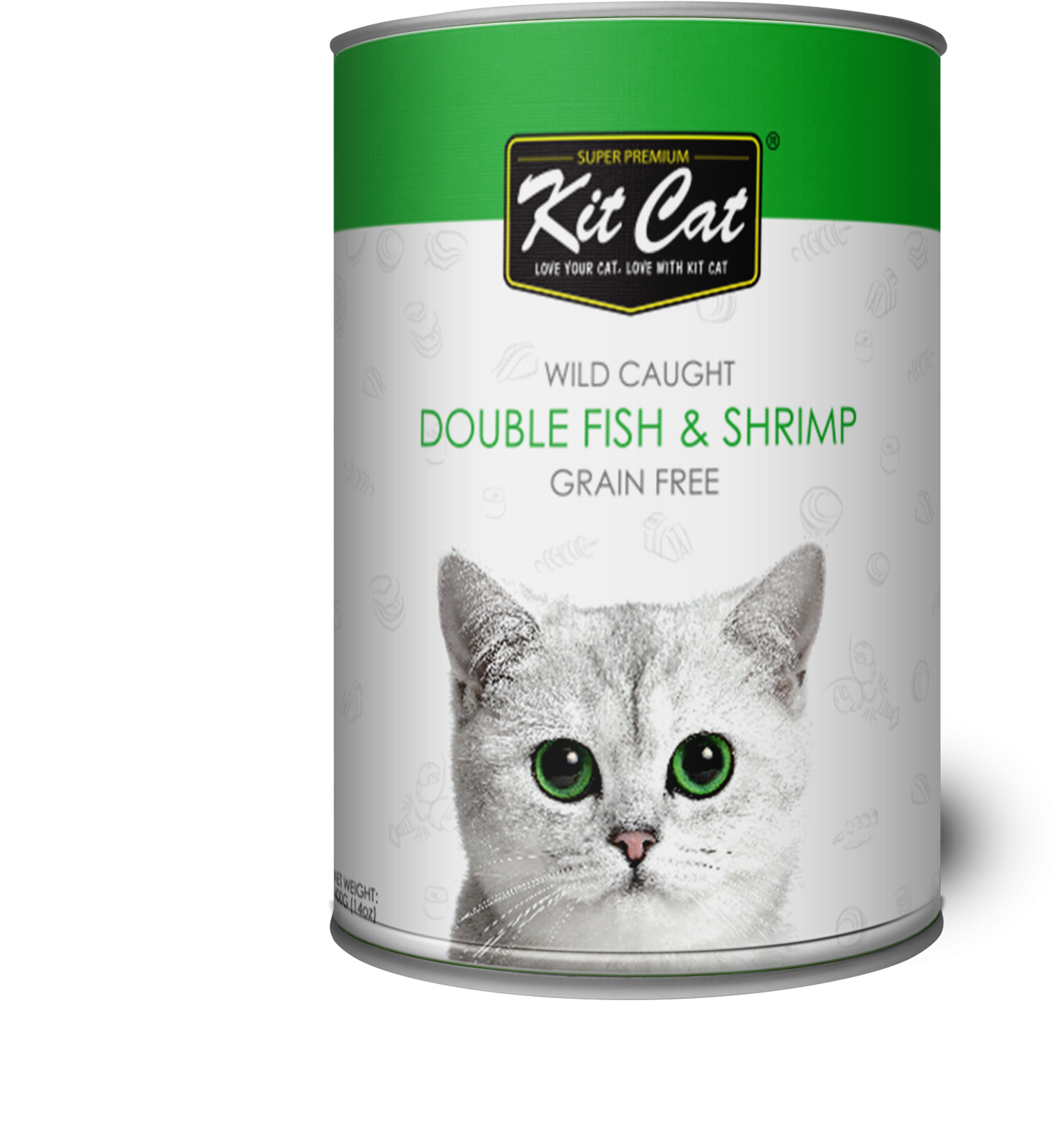 Kit Cat Wild Caught Double Fish & Shrimp Grain Free - Kit Kat Cat Food (1772x1772), Png Download