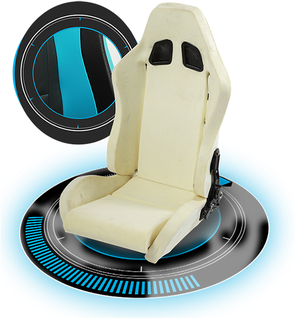 Takamikura Espuma - Car Seat (580x641), Png Download