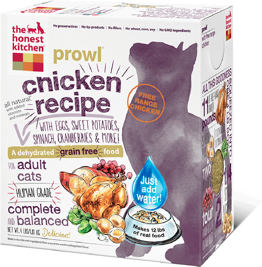 Honest Kitchen Prowl Cat Food 4lbs - Honest Kitchen Cat Food (888x888), Png Download