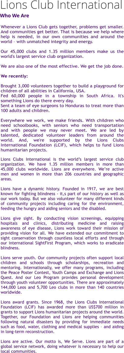 Whenever A Lions Club Gets Together, Problems Get Smaller - Colorfulness (410x1165), Png Download