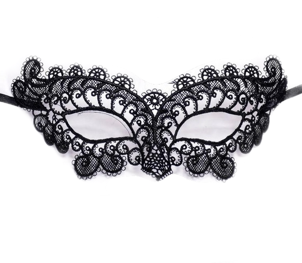 Halloween Costume Lace Mask Masquerade - Maska Koronkowa Lisek (1024x894), Png Download