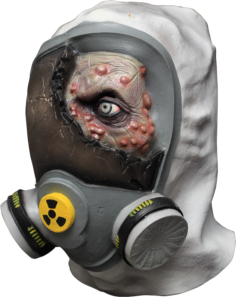 Toxic Zombie Mask - Gas Mask Monsters (788x1000), Png Download