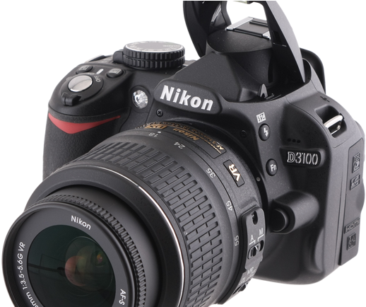 Câmera Fotográfica Nikon D3100 - Sony Camera Slt A55v (770x433), Png Download