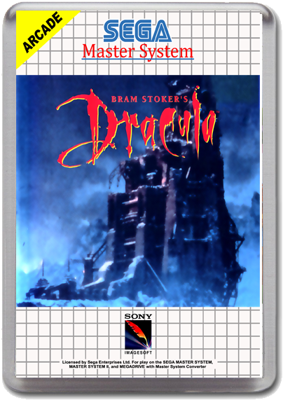 Dracula Sega Master System Game Inspired Fridge Magnet - Gadget (800x800), Png Download