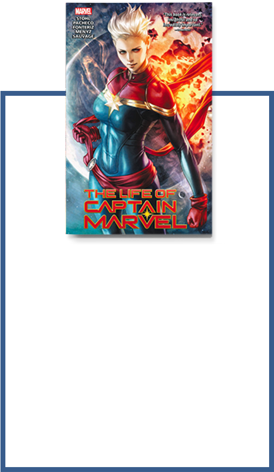 Comic Book Shop - Captain Marvel Artgerm Variant (640x1200), Png Download