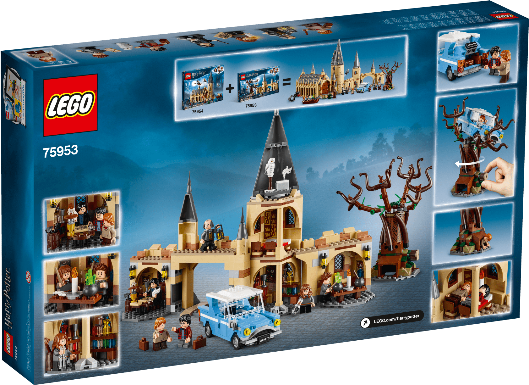 Home - Harry Potter Lego Hogwarts Whomping (2400x1800), Png Download