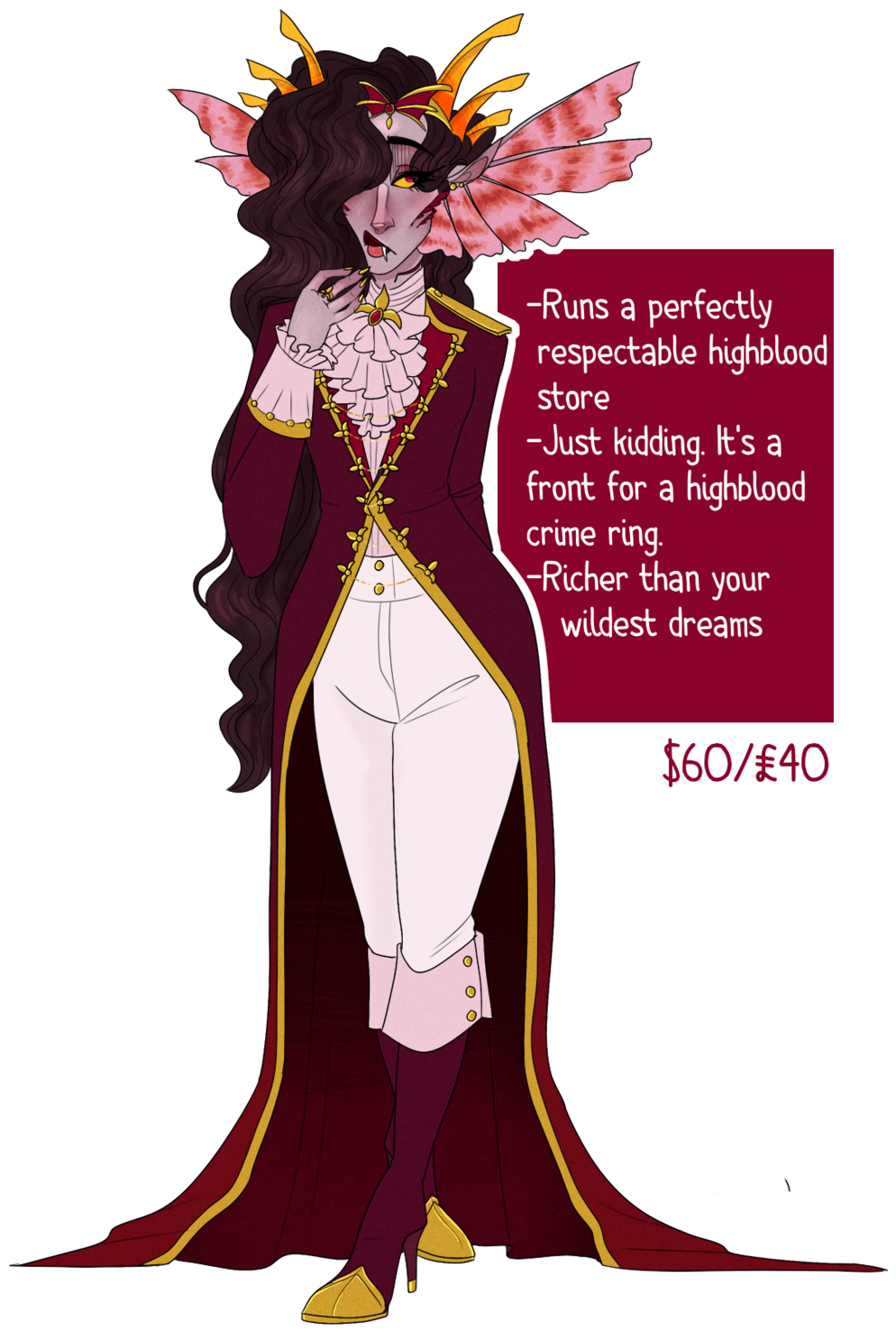 Super Hemoloyal Lionfish Lady Status - Illustration (1280x1476), Png Download