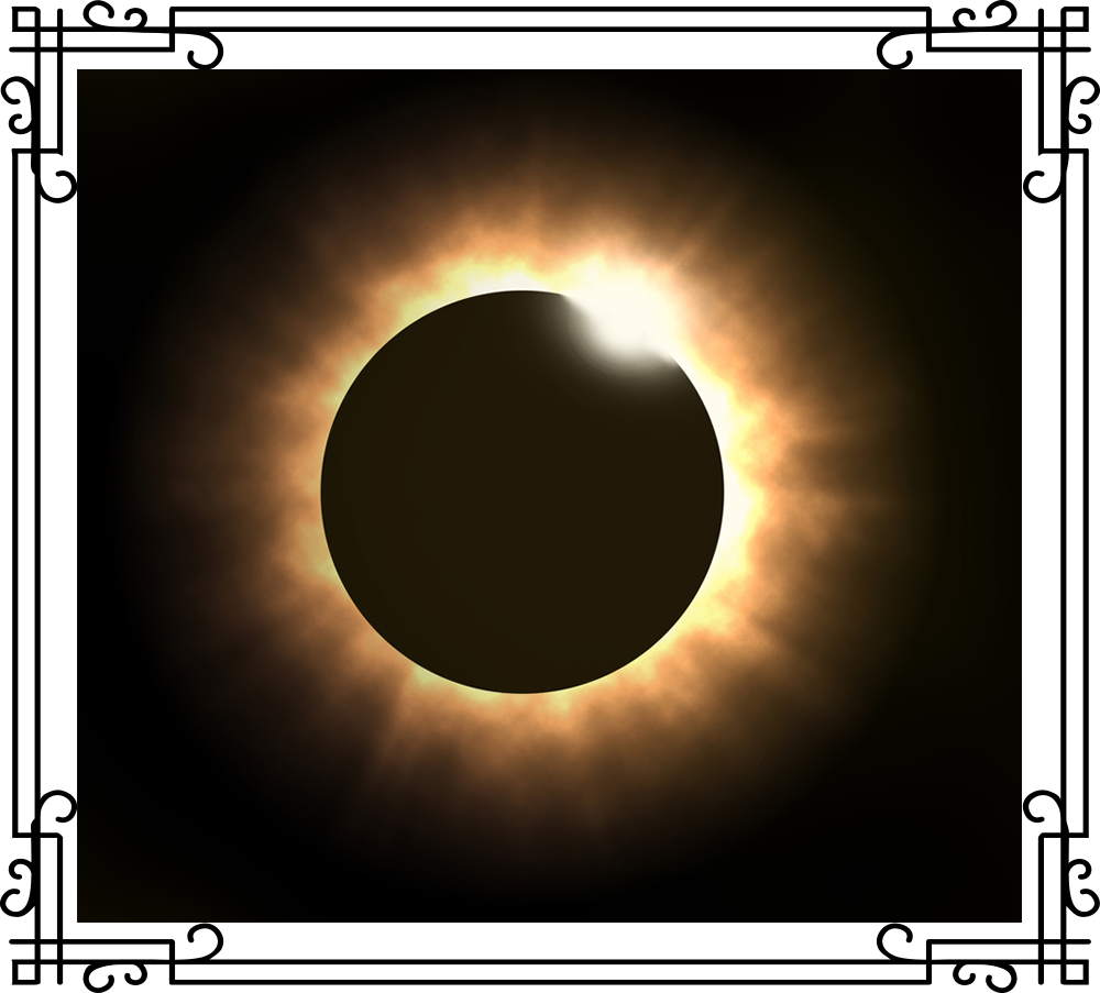 Outer Space, Spaces, Sun, Earth, Weather, Deep Space, - Solar Eclipse Photo Cross (1000x903), Png Download