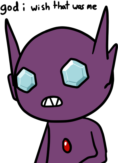 Dumb Reaction Image Sableye Pokemon - Cartoon (587x581), Png Download