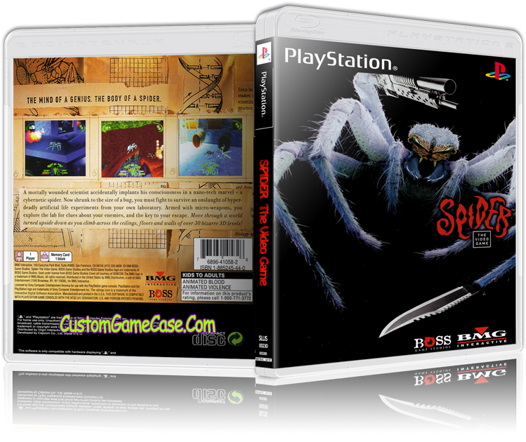 Sony Playstation 1 Psx Ps1 - Ps1 Game Spider (800x631), Png Download