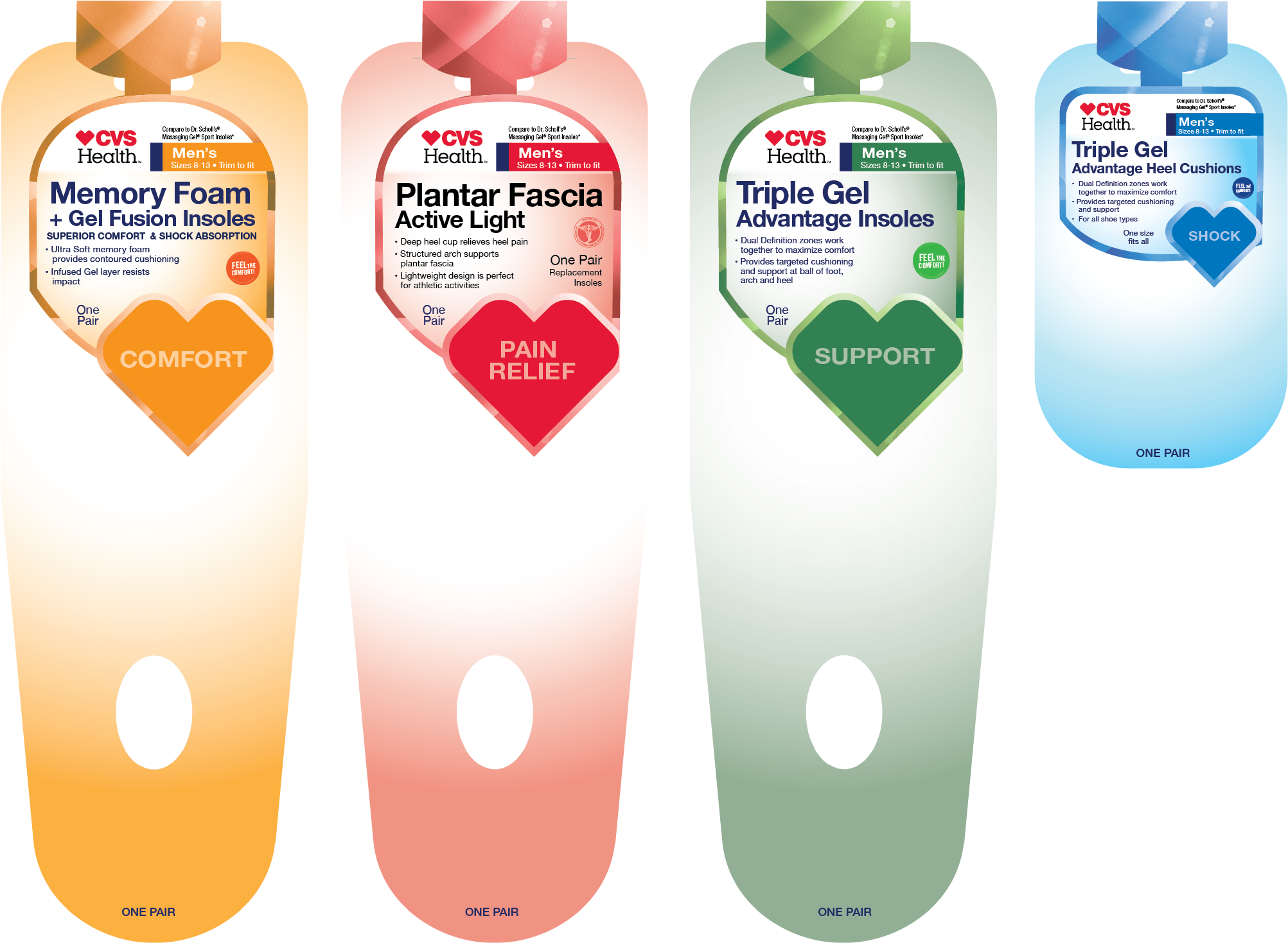 Cvs Branding Redesign Concept - Packaging And Labeling (2035x1537), Png Download