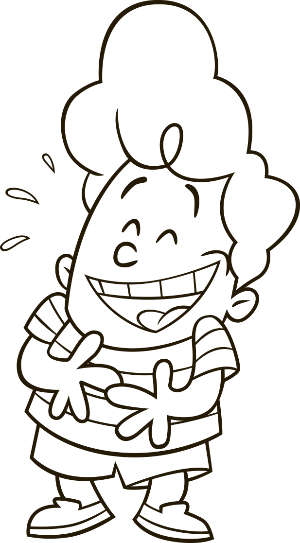 Sure Captain Underpants Wears Tighty Whities, But Hey, - Capitan Calzoncillos Para Colorear (617x1117), Png Download