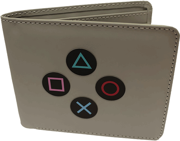 Playstation One Controller Wallet (600x600), Png Download