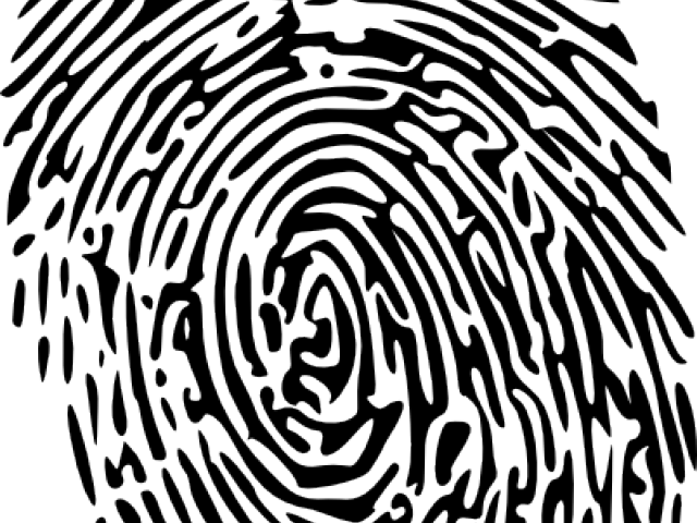 Codeyy Clipart Thumb Print - Round Fingerprint (640x480), Png Download