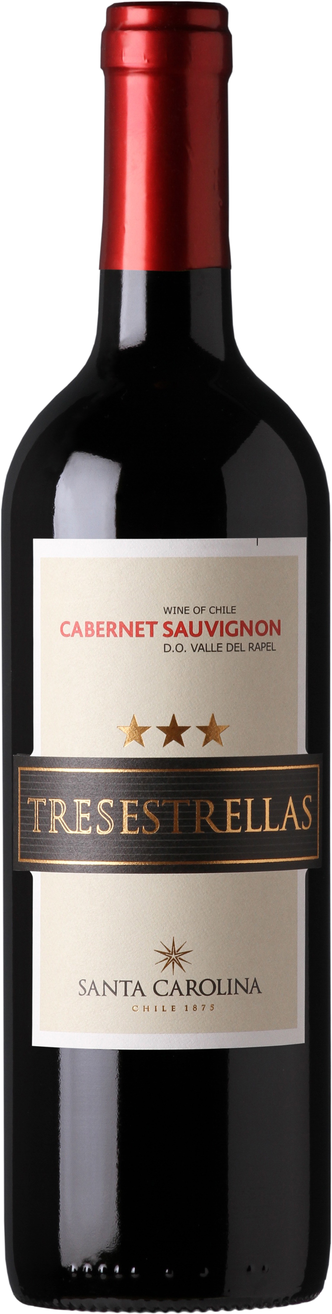 La Línea Tres Estrellas De Santa Carolina Proviene - Casillero Del Diablo Cabernet Merlot (1265x4572), Png Download