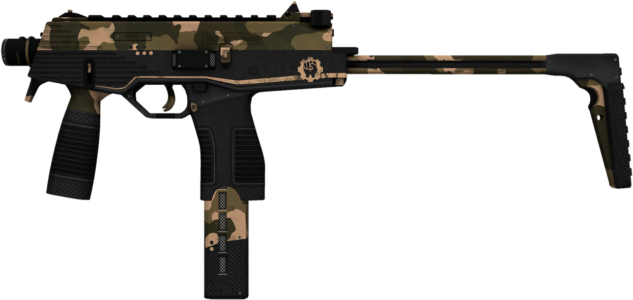 Black Sand - Airsoft Machine Pistol Gun (1280x641), Png Download