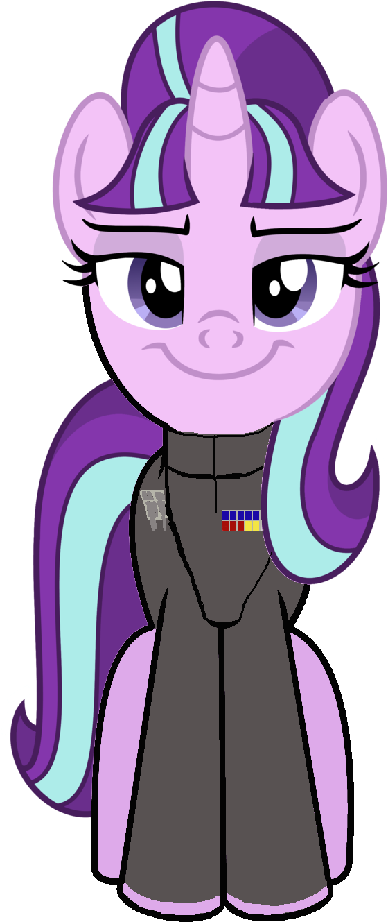 Ichijoe, Grand Moff, Safe, Simple Background, Smug, - Mlp Starlight Glimmer Villan (593x1348), Png Download