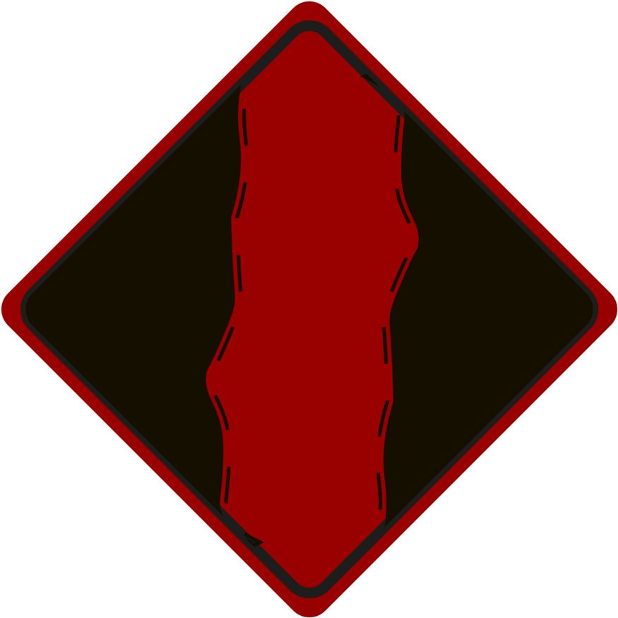 Fuera De Carretera - Sign (1000x1000), Png Download