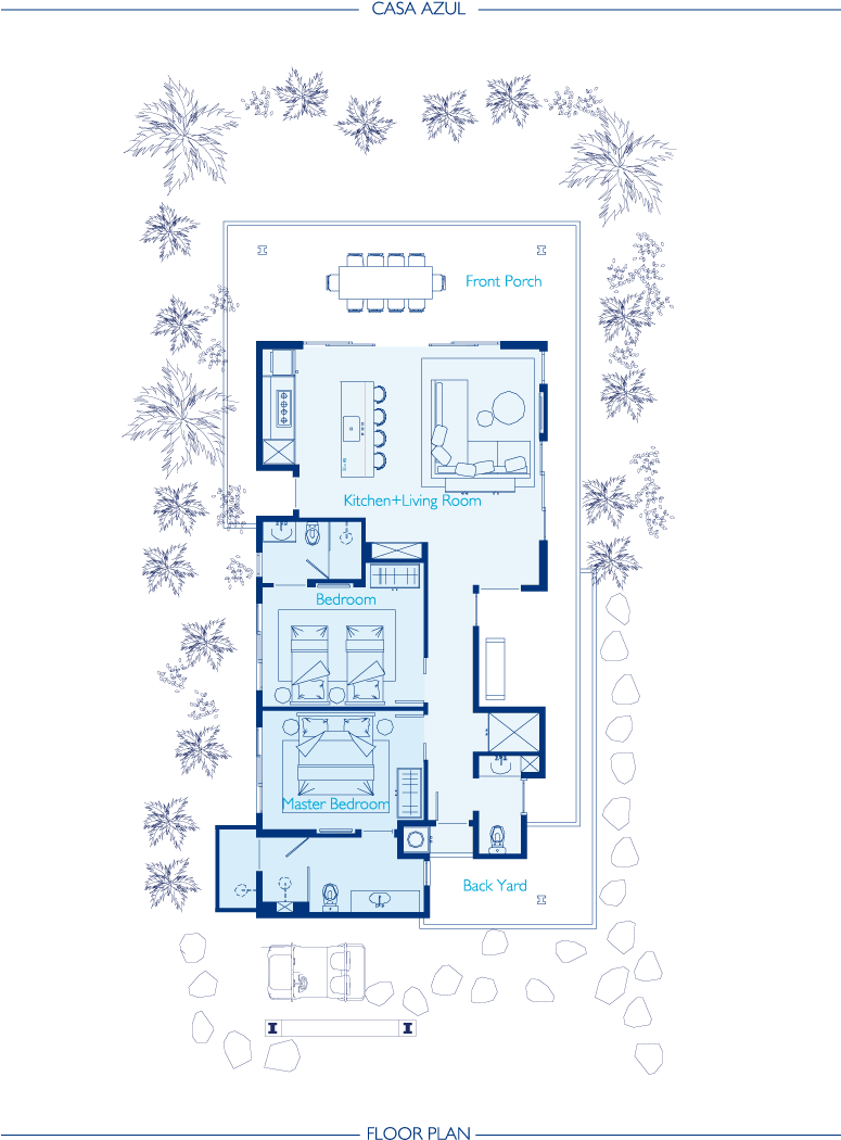 Estrella Floor Plan See On Master Plan - Casa Azul Floor Plans (918x1188), Png Download