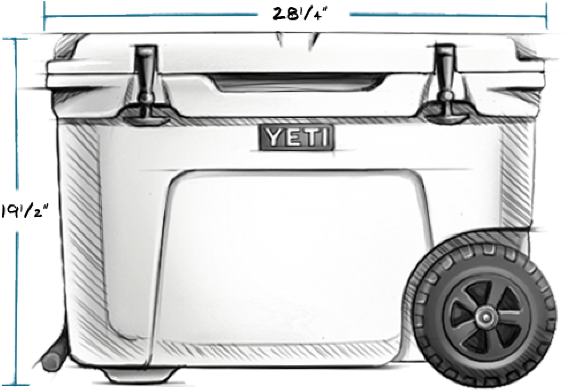 Yeti Tundra Haul Wheeled Cooler / Ice Chest - Tundra Haul (1200x1200), Png Download