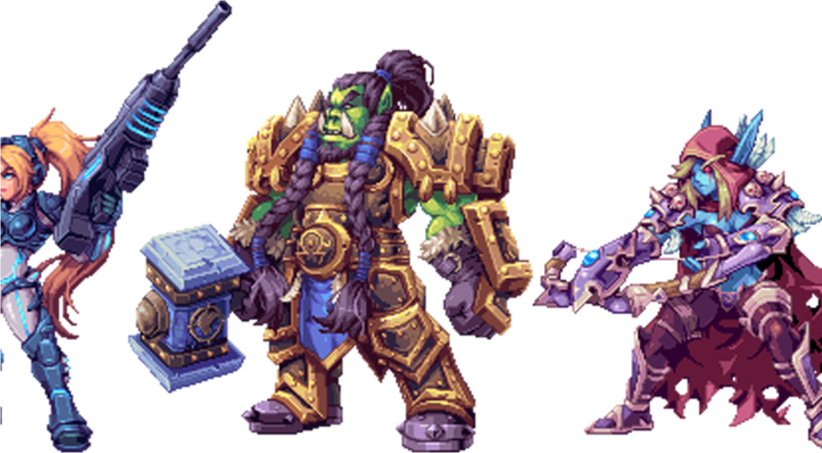 Fighting Game Pixel Art (1600x900), Png Download