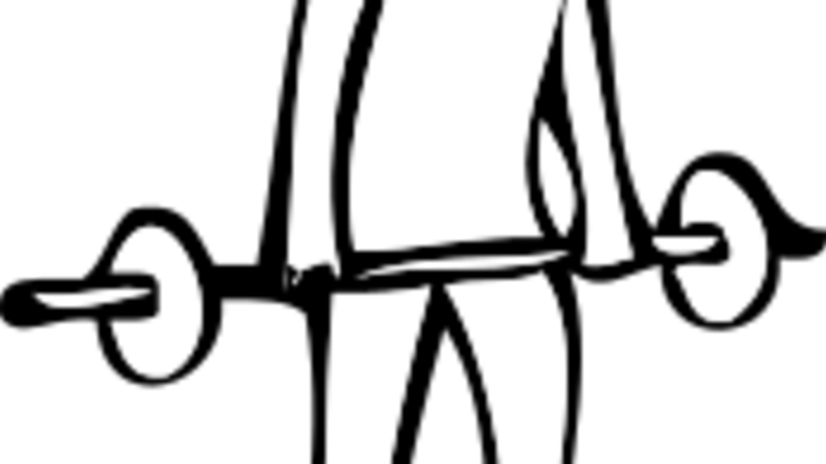 Weight Lifting Clipart - Drawing Of A Person Lifting Weights (1200x675), Png Download