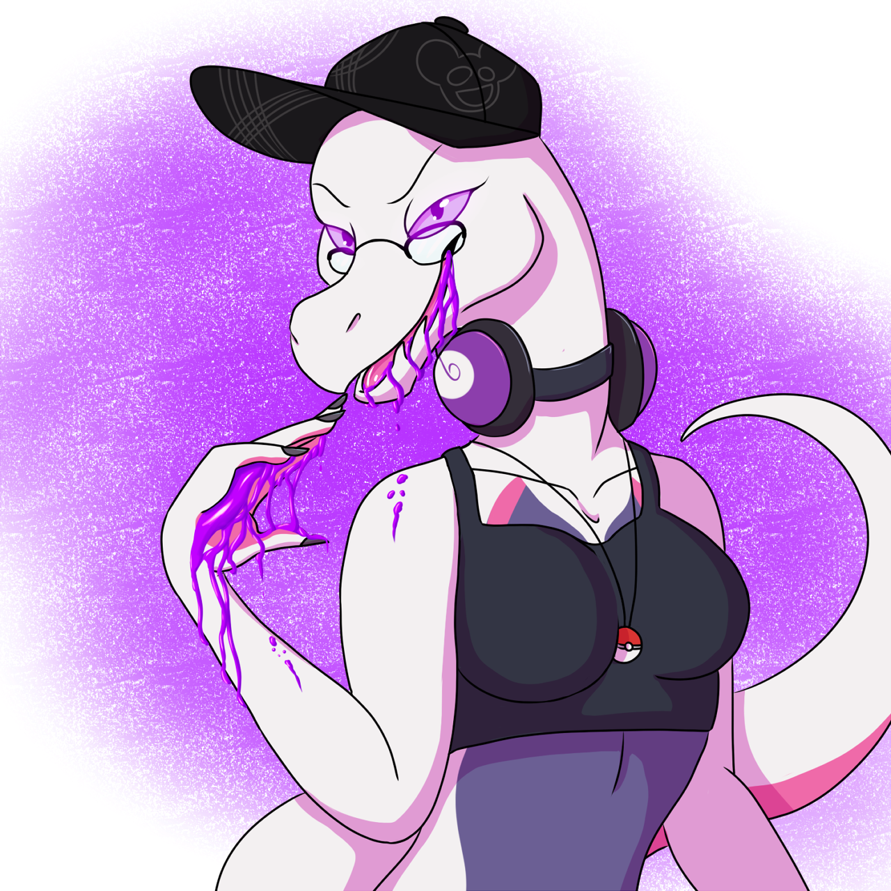 Steph The Salazzle - Cartoon (1280x1280), Png Download