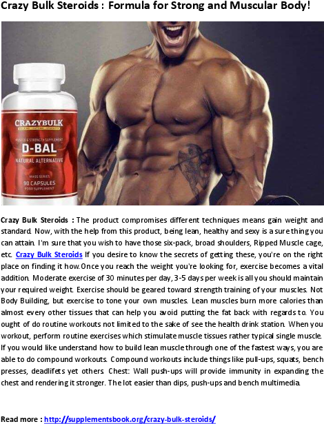 Crazy Bulk Steroids - Dianabol Results (612x792), Png Download
