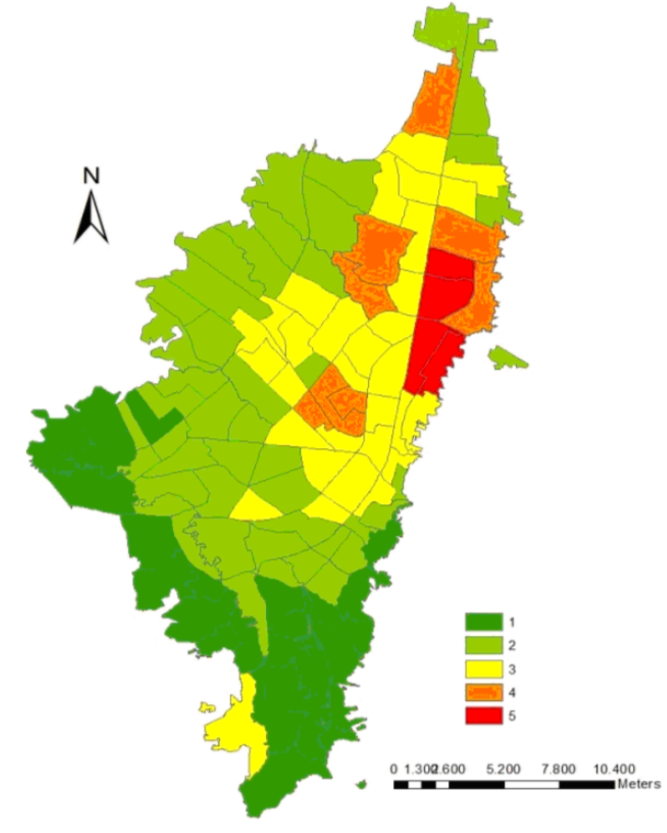 Strata 5 And 6 Are Included Within - Bogota Strata Map (666x842), Png Download