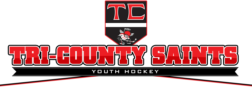 Tri-county Saints Youth Hockey, Hockey, Goal, Rink - Graphic Design (1000x350), Png Download