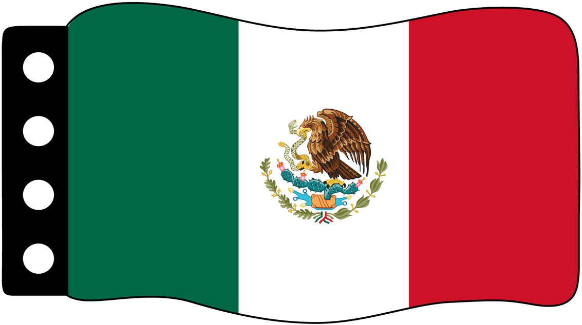 Flag - Mexico - Mexico Flag (1280x741), Png Download