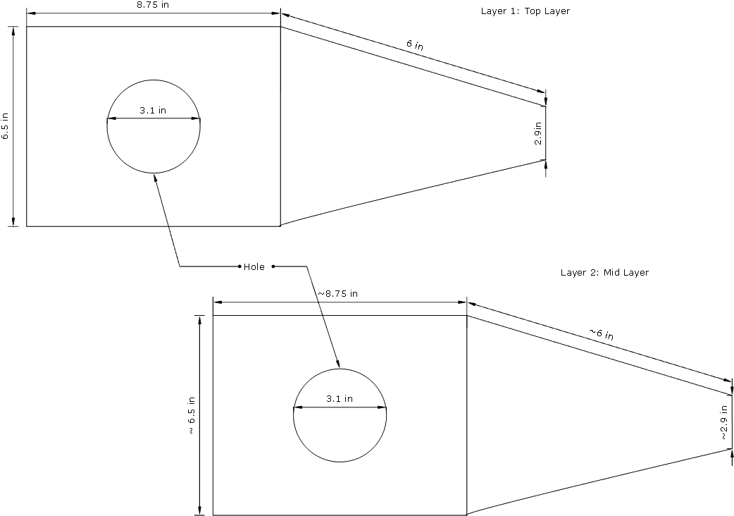 Blueprints For Hovercraft - Diagram (1122x793), Png Download