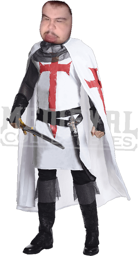 Actual Photo Of Me Defending Greks Honor In Tylers - Medieval Knight Costume (850x850), Png Download