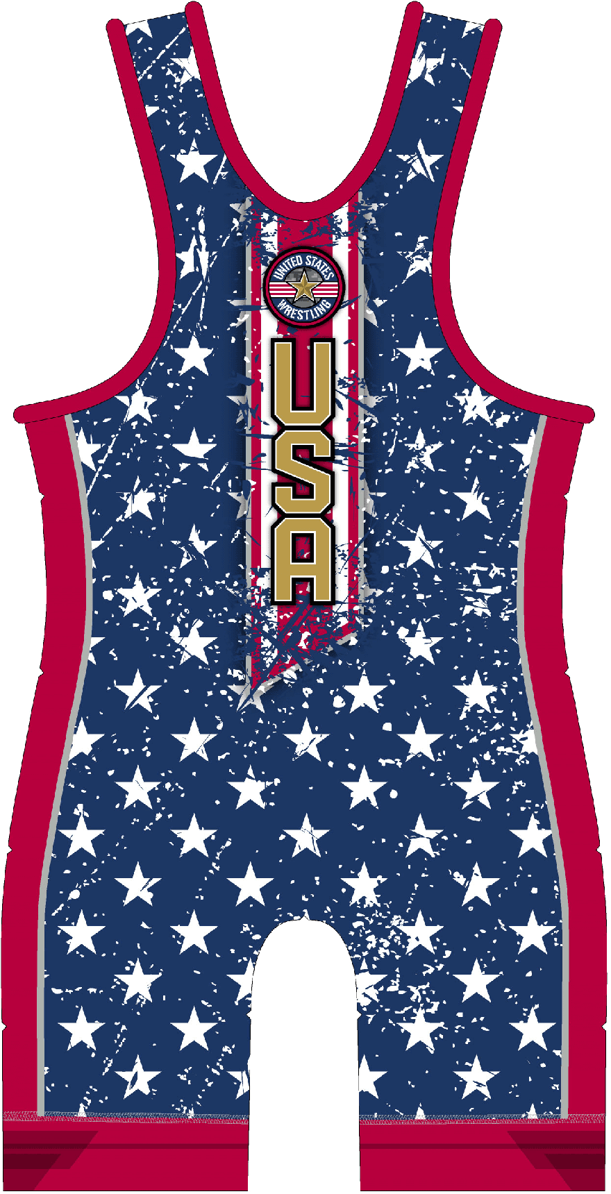 Usa Wrestling Singlet Flag (1800x1800), Png Download