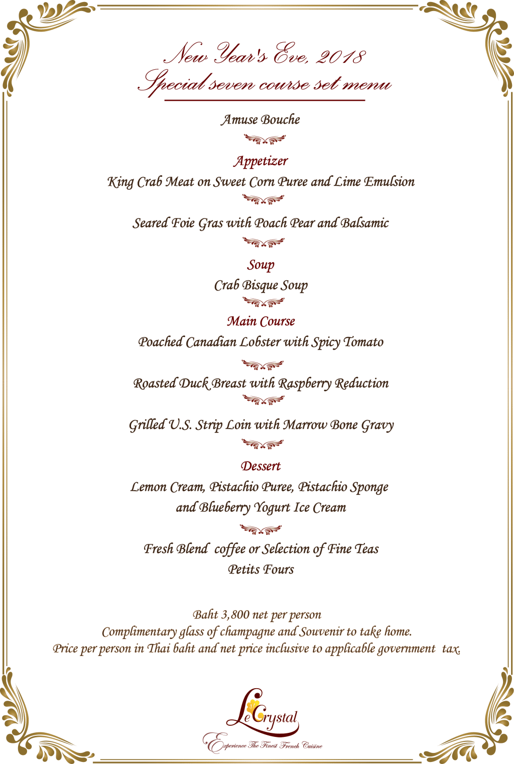 New Year's Eve Set Menu - New Years Eve Set Menu (1024x1521), Png Download
