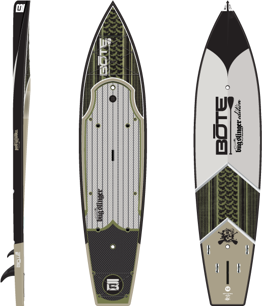 Bote Paddle Board 12′ Rackham Bug Slinger™ - 2015 Bote Bug Slinger Rackham (590x600), Png Download