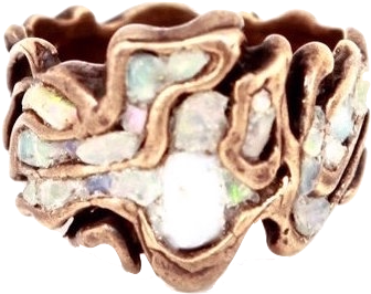 Img 2116 - Ring (679x632), Png Download