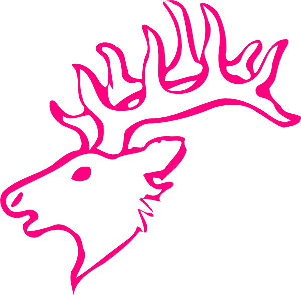 Small - Elk Head Drawing Easy (600x588), Png Download