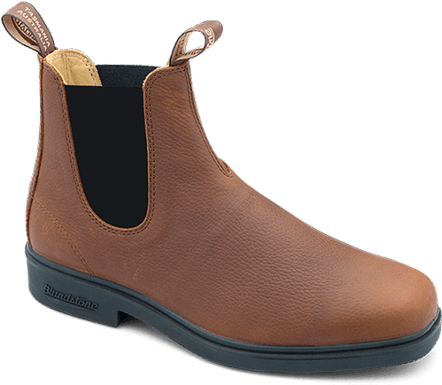 Style 1313 Boot - Blundstone Dress Boot Grizzly Brown (700x530), Png Download