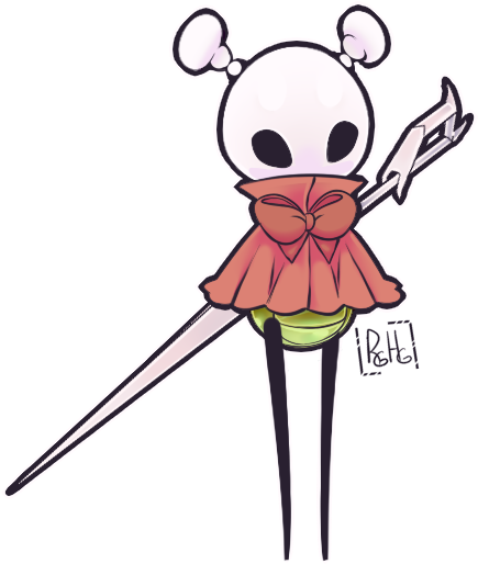 Hornet ,hollow Knight,игры,reggiehedgie - Hollow Knight Fan Oc (562x607), Png Download