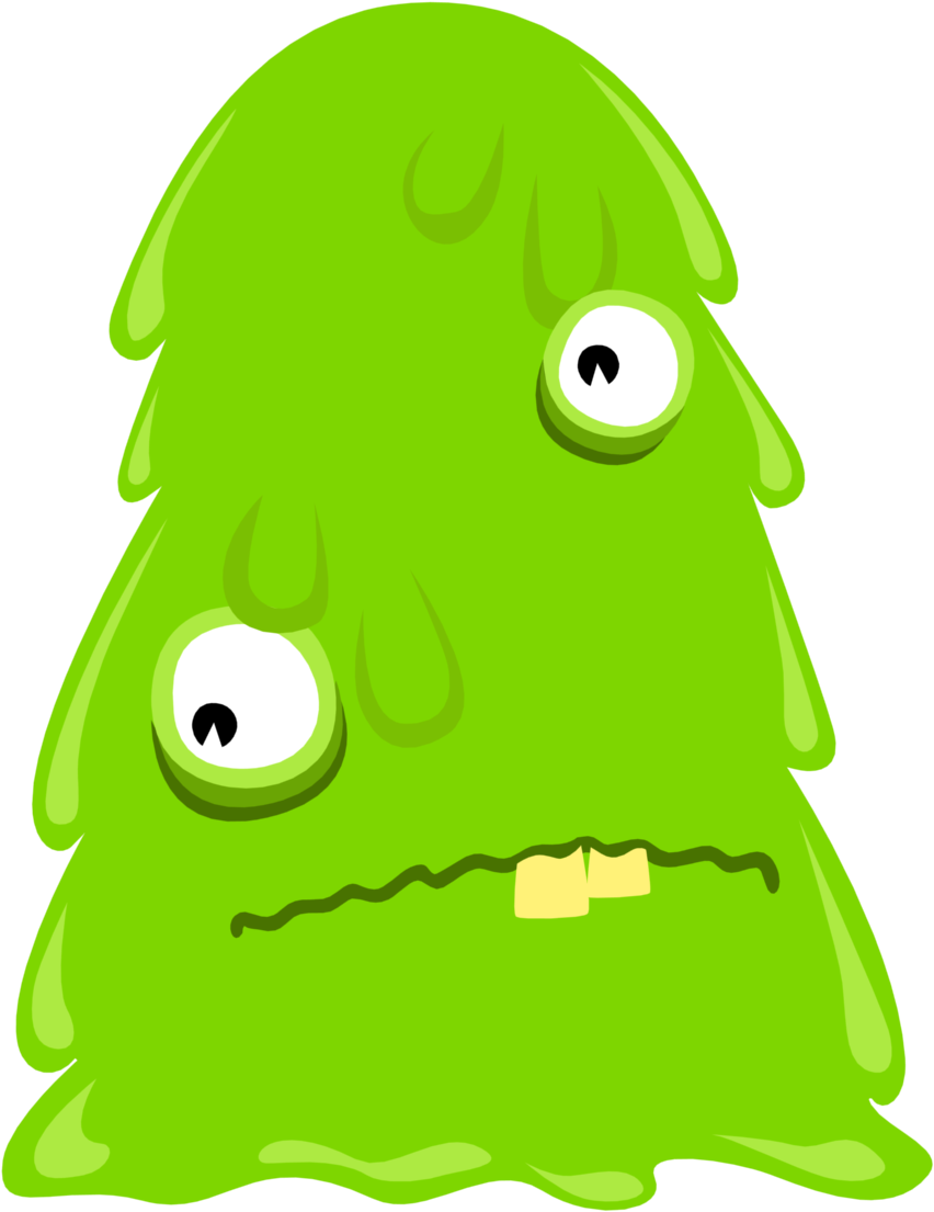 Ooze Blob - Cartoon (1536x1626), Png Download